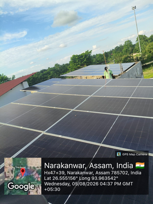 Golaghat Engineering College75 kW, Hybrid Solar PV (2026)